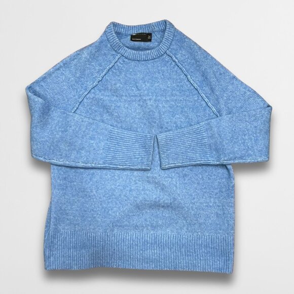 Asos Design Sweater- Blue knit crewneck - Picture 2 of 4